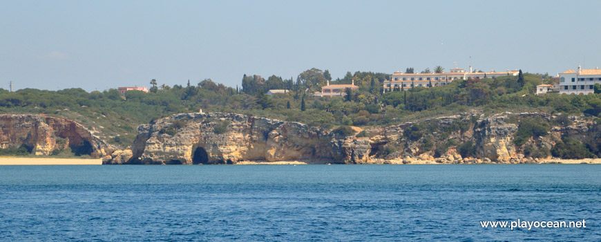 Praia Grande (South) Beach viewed from Portimão