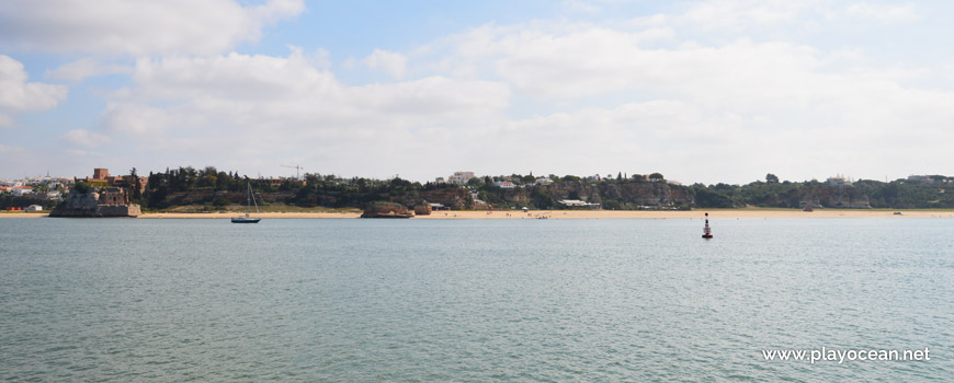 Praia Grande Beach, viewed from Portimão