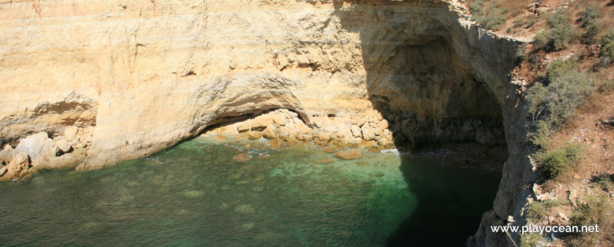 Areal imerso, Praia da Grilheria