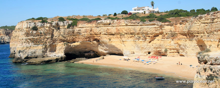 Panoramic of Praia da Malhada do Baraço Beach 