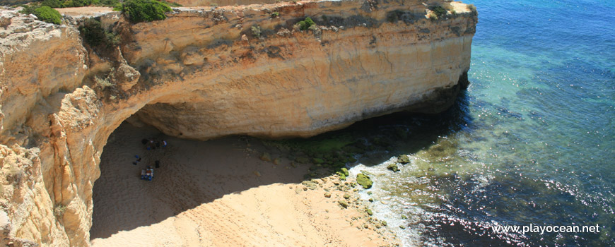 Gruta, Praia da Malhada do Baraço