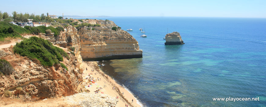 East cliff, Praia da Marinha Beach