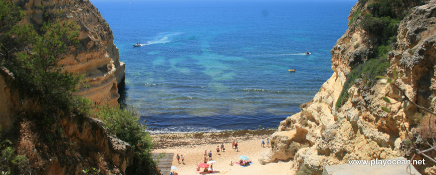 Descent to Praia da Marinha Beach