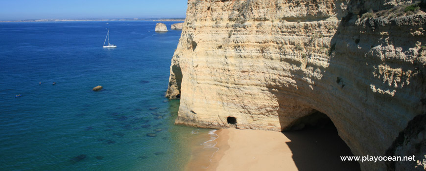 Caves at Praia do Mato Beach