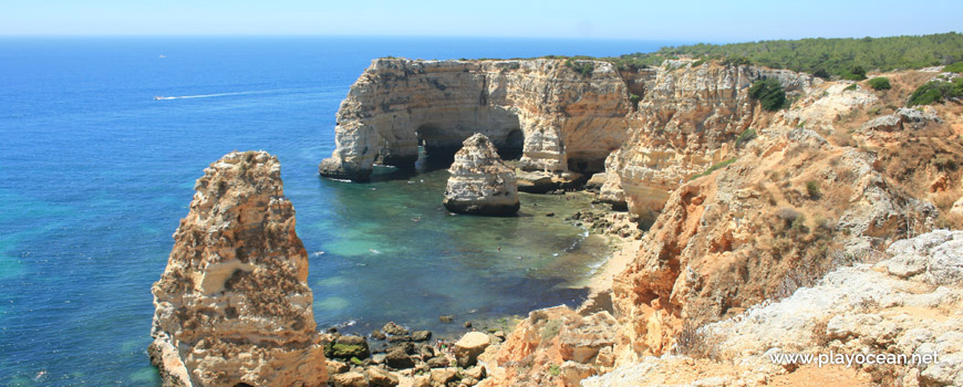 Bay of Praia da Mesquita Beach