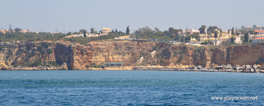 Praia do Molhe Beach viewed from Portimão