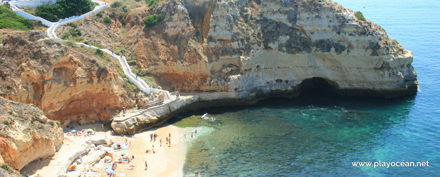 Cliff at Praia do Paraíso Beach
