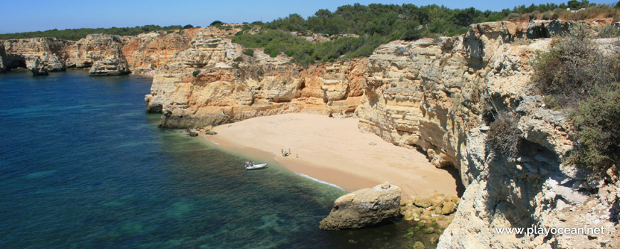 Panoramic of Praia do Pau Beach