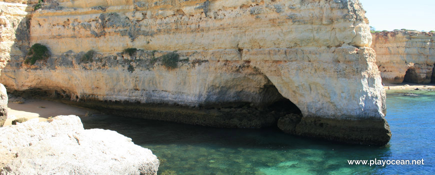 Cliff at Praia do Salgueiro Beach