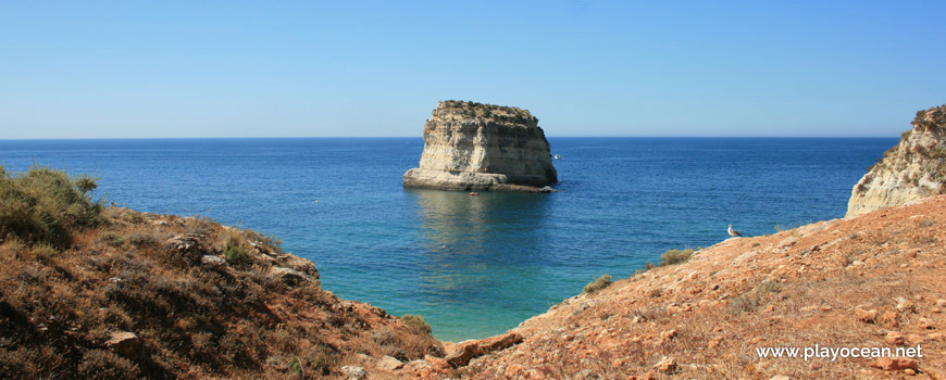 The Gaivota Islet, Praia do Torrado Beach