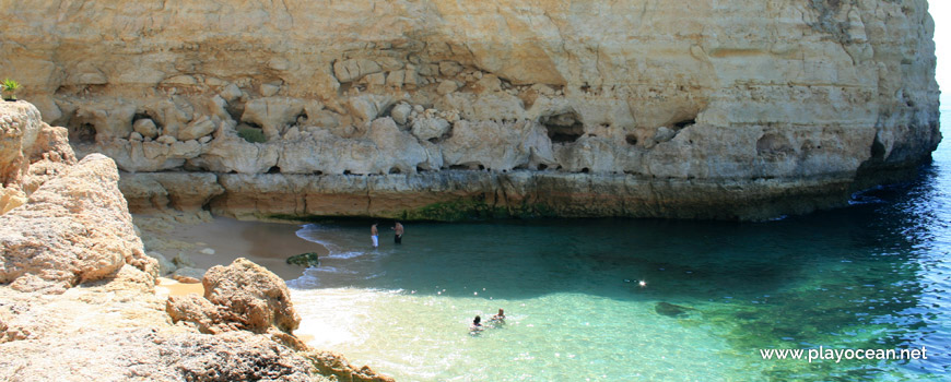 West part of Praia do Vale Centianes Beach