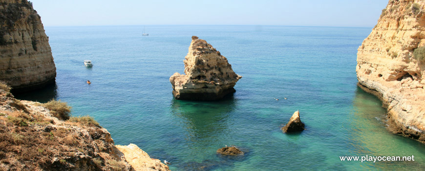 Rock at Praia do Vale Covo Beach