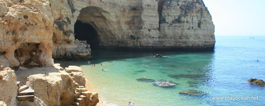 Cave at Praia do Vale Covo Beach