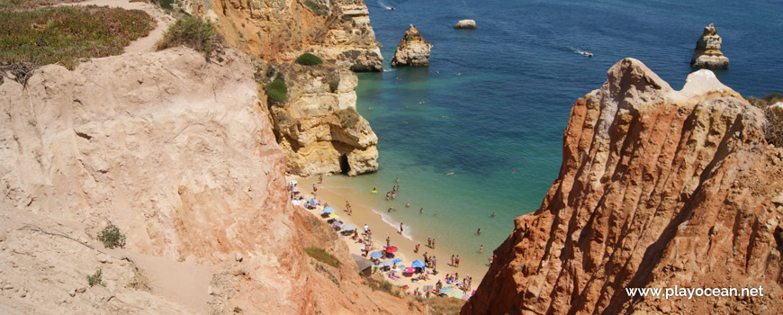 Praia do Camilo, falésia