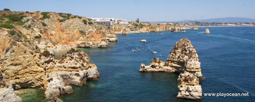 Panoramic of Praia do Camilo Beach