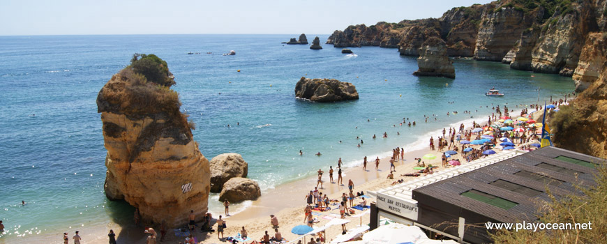 Islet at Praia Dona Ana Beach