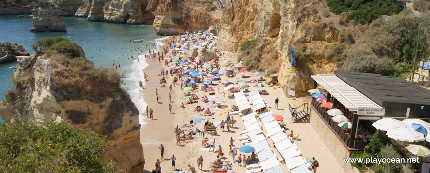 South at Praia Dona Ana Beach