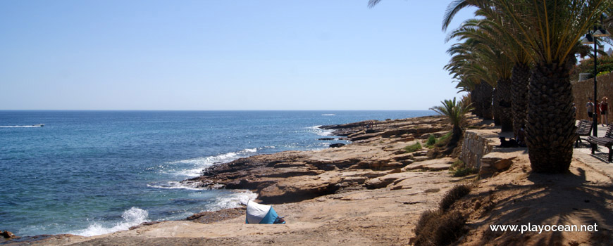 West end of Praia da Luz Beach