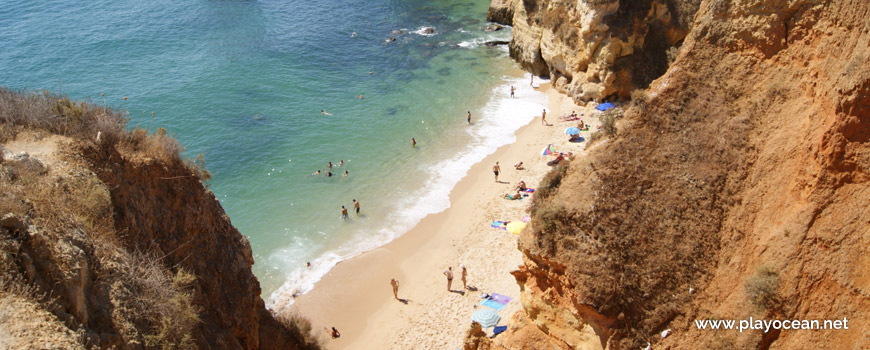 Praia do Pinhão, falésia