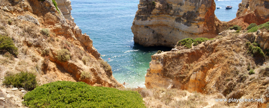 Bathing area at Praia dos Pinheiros Beach