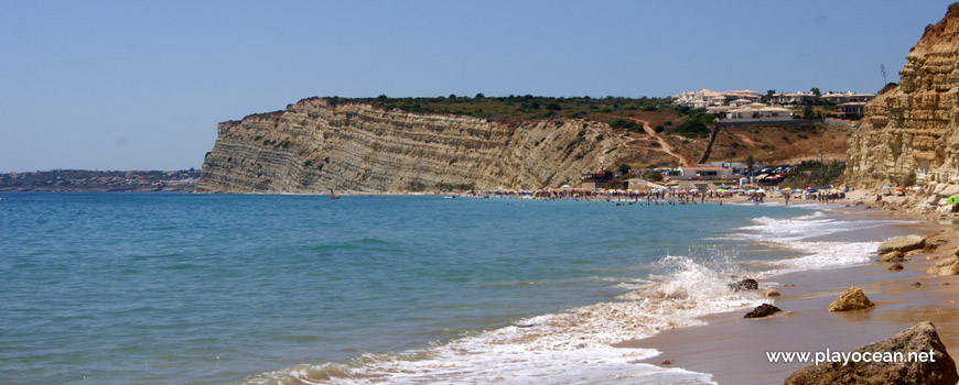 Cliff of Praia de Porto de Mós Beach