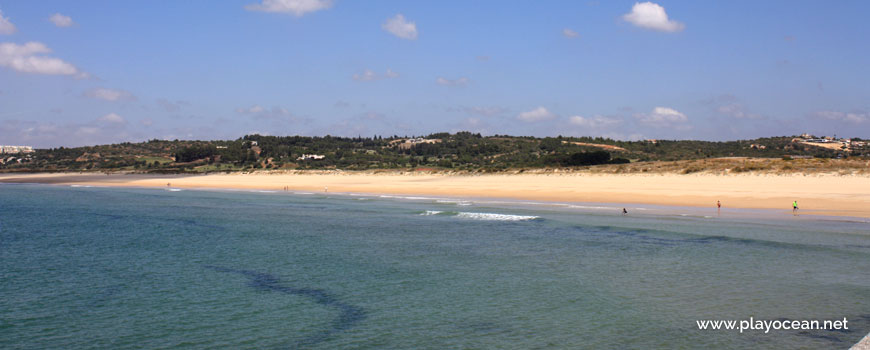 Panoramic of Praia do Vale da Lama Beach