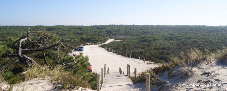 Parking of Praia do Vigão Beach