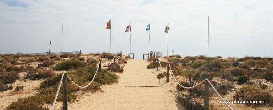 Banners of Praia do Ancão Beach