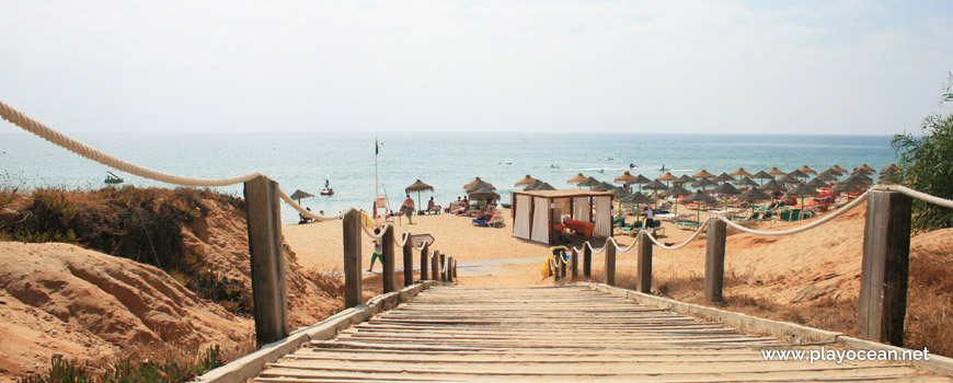 Entrance of Praia do Garrão (East) Beach