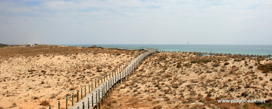 Walkway to Praia do Garrão (East) Beach