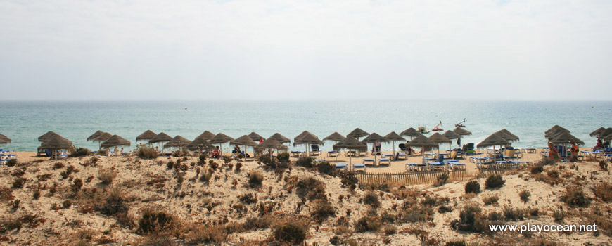 South at Praia do Garrão (East) Beach