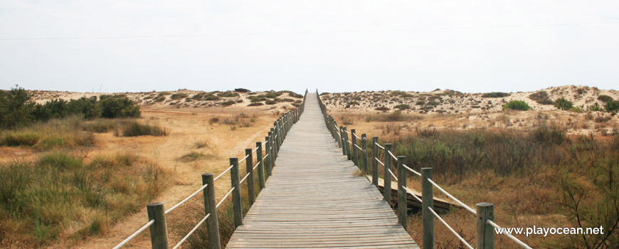 Access to Praia do Garrão (West) Beach