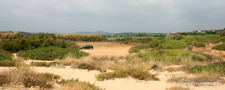 Parking of Praia do Trafal Beach