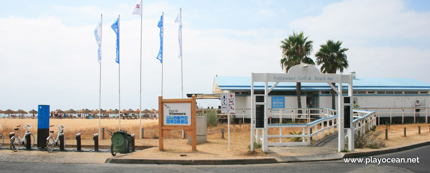 Praia de Vilamoura Beach, entrance