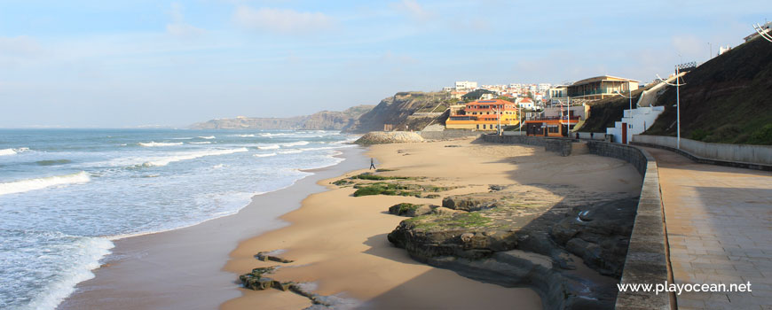 North at Praia da Areia Branca Beach