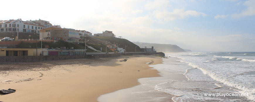 South at Praia da Areia Branca Beach