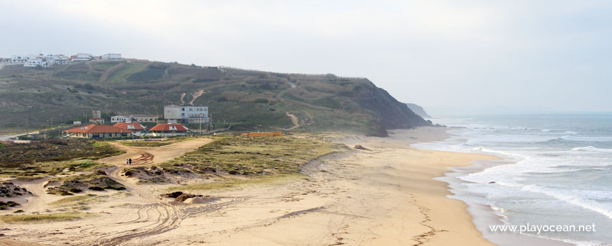 South at Praia do Areal Beach