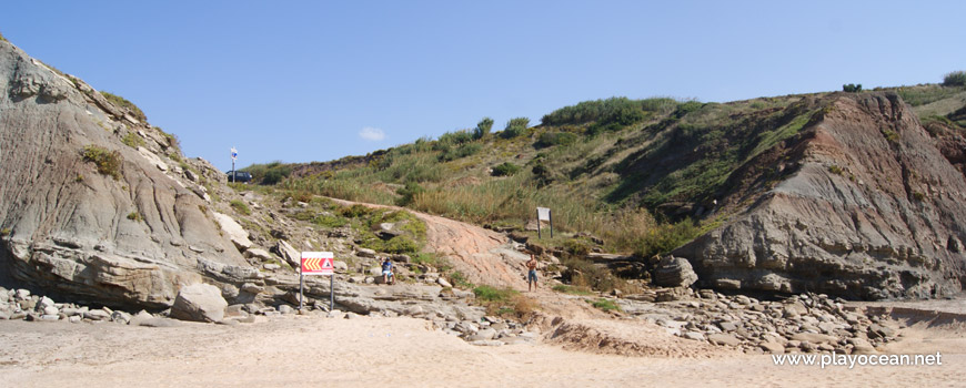 Exit of Praia do Caniçal Beach