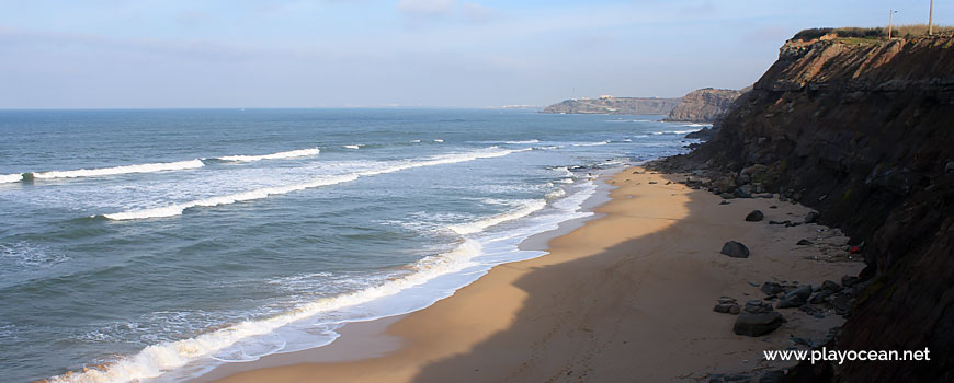 North at Praia da Malhada Beach