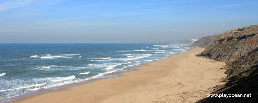 North at Praia da Peralta Beach