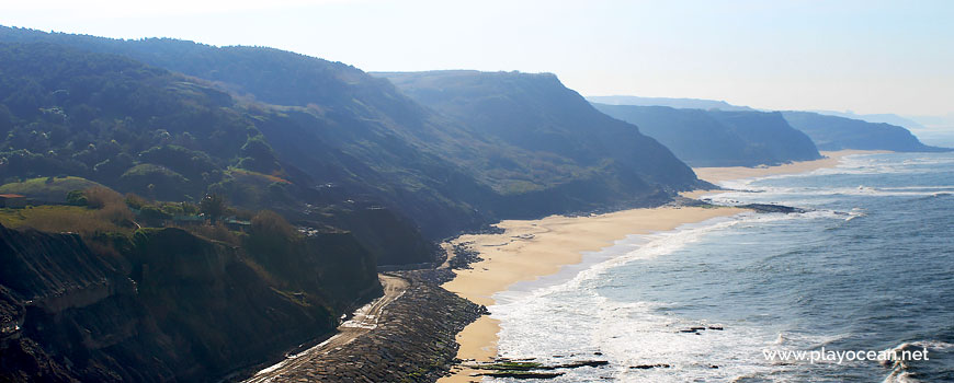 Panorâmica da Praia do Porto das Barcas