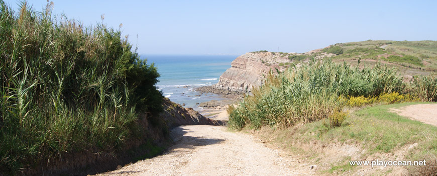 Descent to Praia do Vale dos Frades Beach