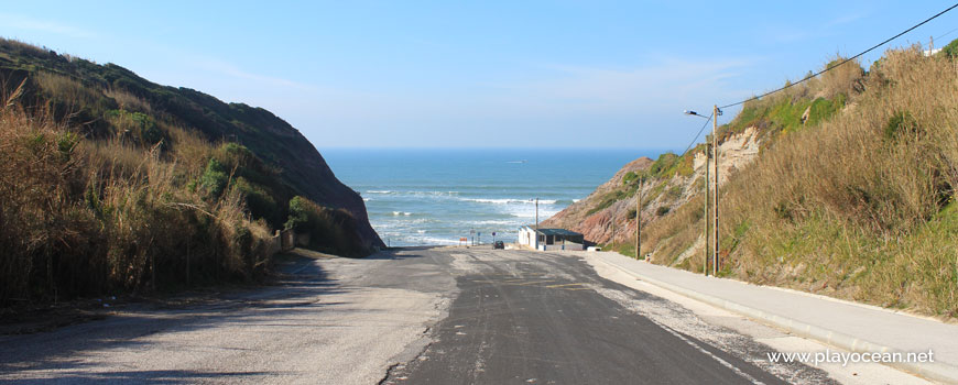 Parking at Praia de Valmitão Beach