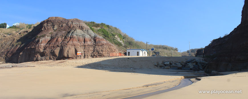 Stream at Praia de Valmitão Beach