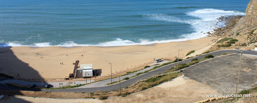 North at Praia da Calada Beach