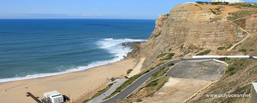 North cliff, Praia da Calada Beach