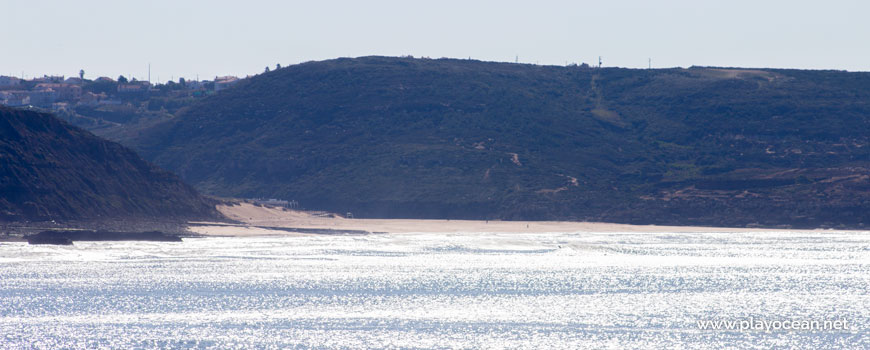 Praia da Foz do Lizandro Beach viewed from Ericeira