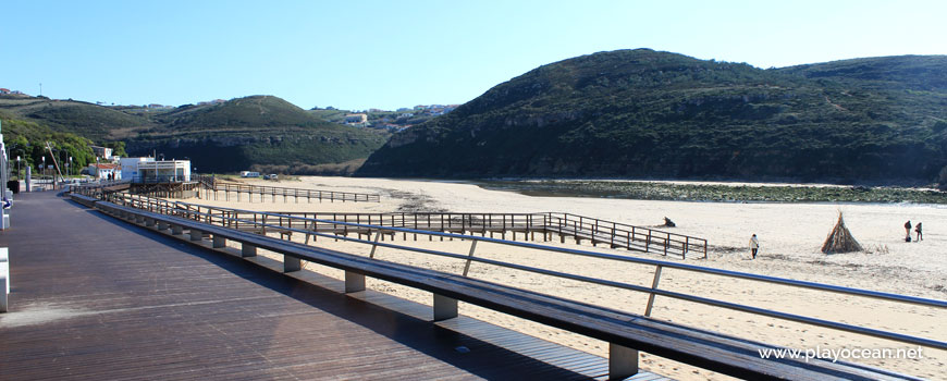 Walkways at Praia da Foz do Lizandro Beach