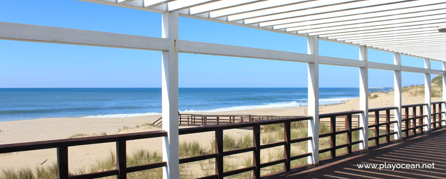 Pergola at Praia da Foz do Lizandro Beach