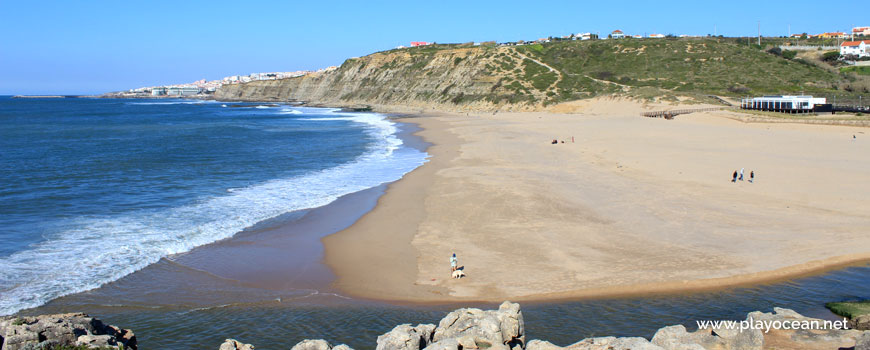 North at Praia da Foz do Lizandro Beach